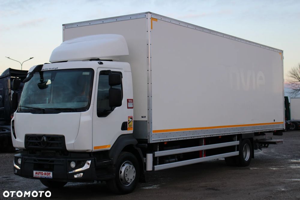 Renault D14 *240KM*/ KONTENER + WINDA /21 PALET / KLIMA / OPONY 80%/SERWIS FR/ SUPER STAN / - 3