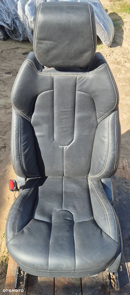 Fotel Lewy Kierowcy EU Wentylowany Elektryczny Podgrzewany Range Land Rover Sport L320 Czarna Skóra - 3