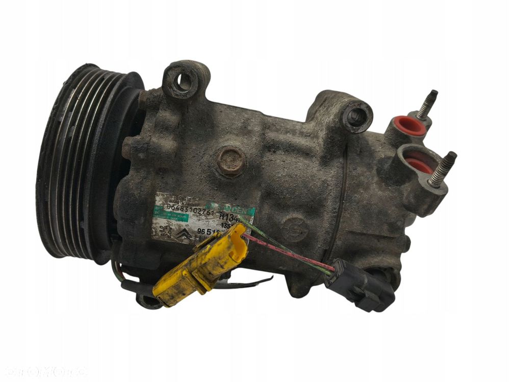 SPRĘŻARKA KLIMATIZACJI Sanden Peugeot Citroen 1.6 HDi D6483102761 SD6C12 - 4
