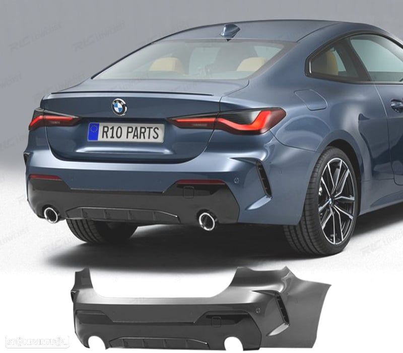 PARA-CHOQUES TRASEIRO BMW G22 G23 20-24 LOOK M 430i PDC PARK ASSIST - 1