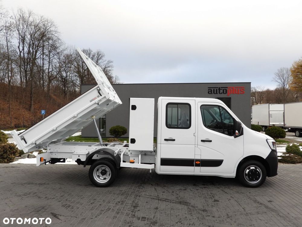 Renault MASTER WYWROTKA PODWÓJNA KABINA DOKA 6 MIEJSC TEMPOMAT LEDY BLIŹNIACZE KOŁA KLIMATYZACJA  145KM - 8