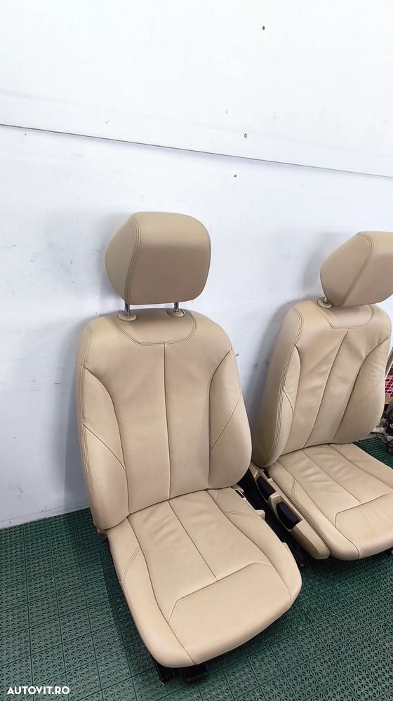 Scaune piele bej +bancheta BMW F31 fara incalzire (Dakota Venetobeige) de pe masina volan dreapta - 3