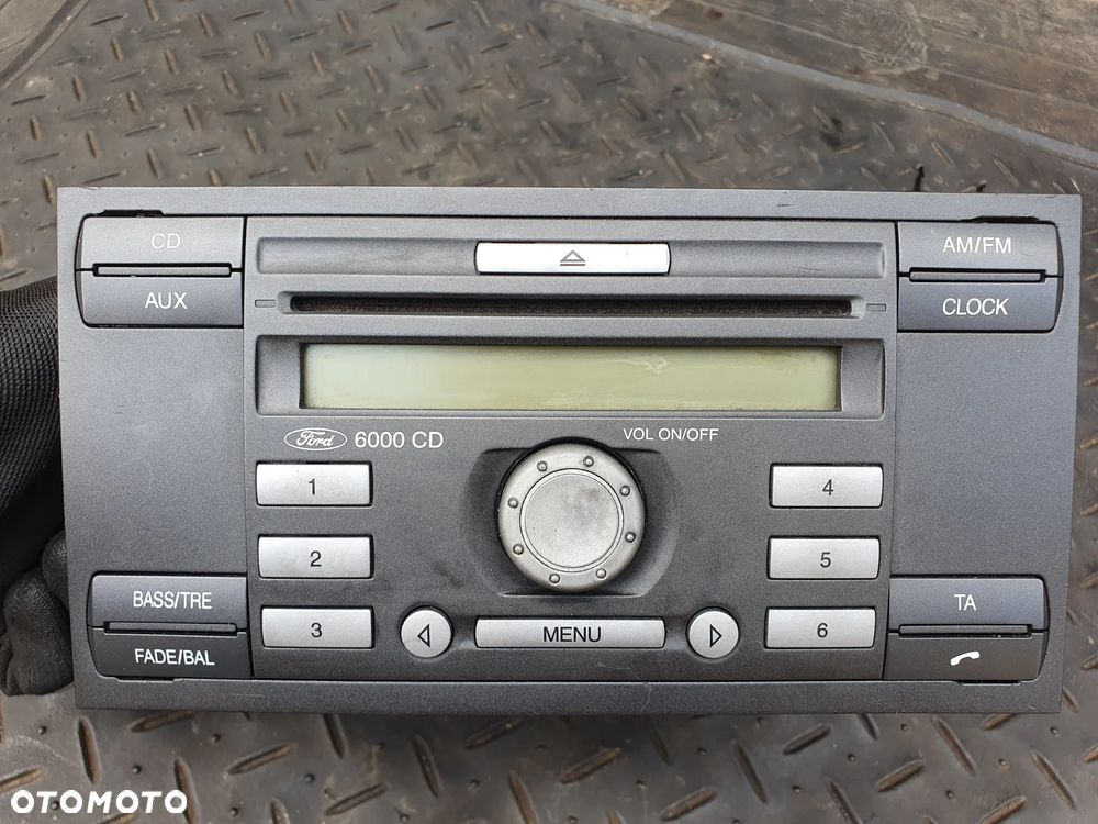 FORD FOCUS II MK2 C-MAX RADIO FABRYCZNE RADIOODTWARZACZ 6000CD CD MP3 6S61-18C815-AG - 1