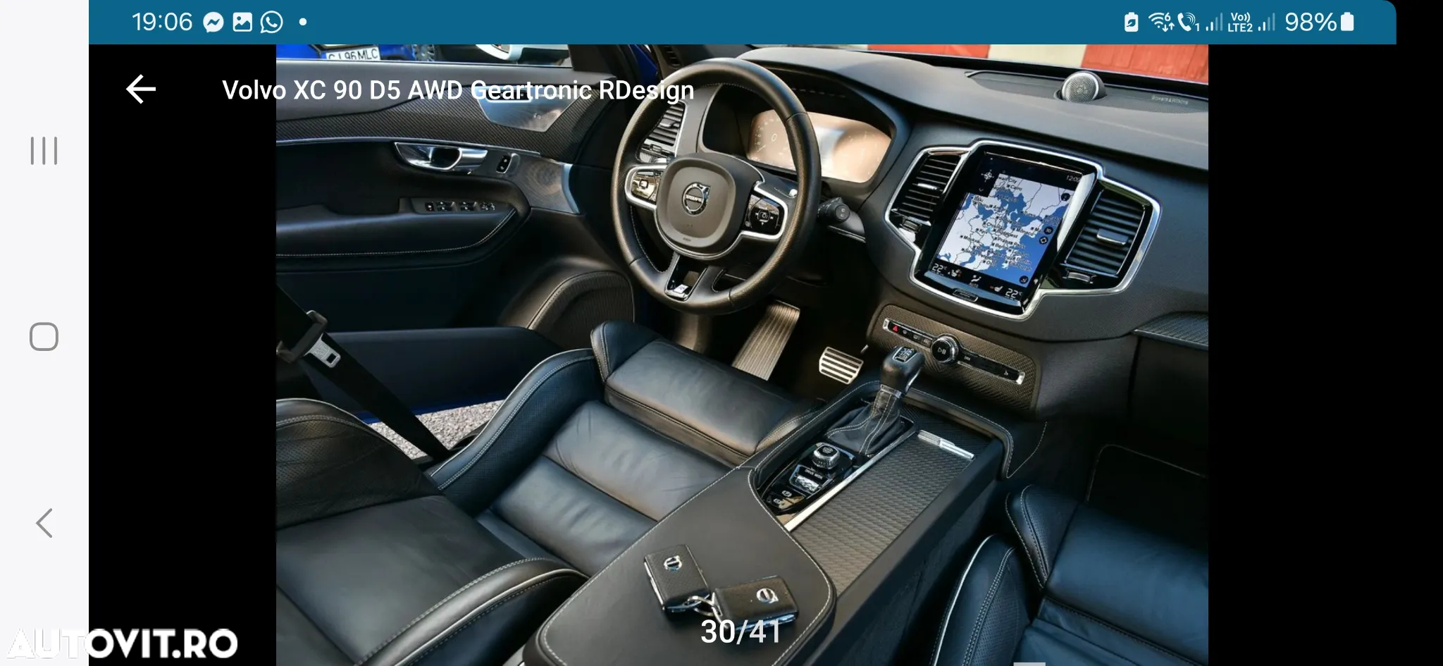 Volvo XC 90 D5 AWD Geartronic RDesign - 26