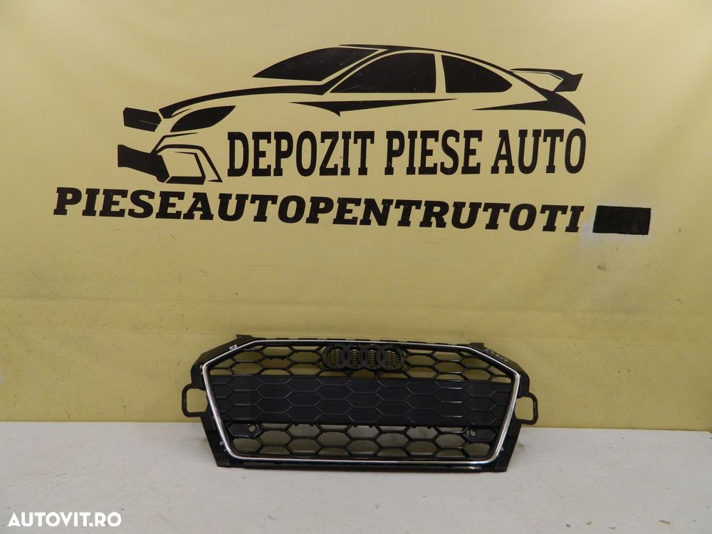 Grila radiator Audi A4 B9 facelift S-Line, 2020, 2021, 2022, 2023, 2024, cod origine 8W0853651EB. - 1