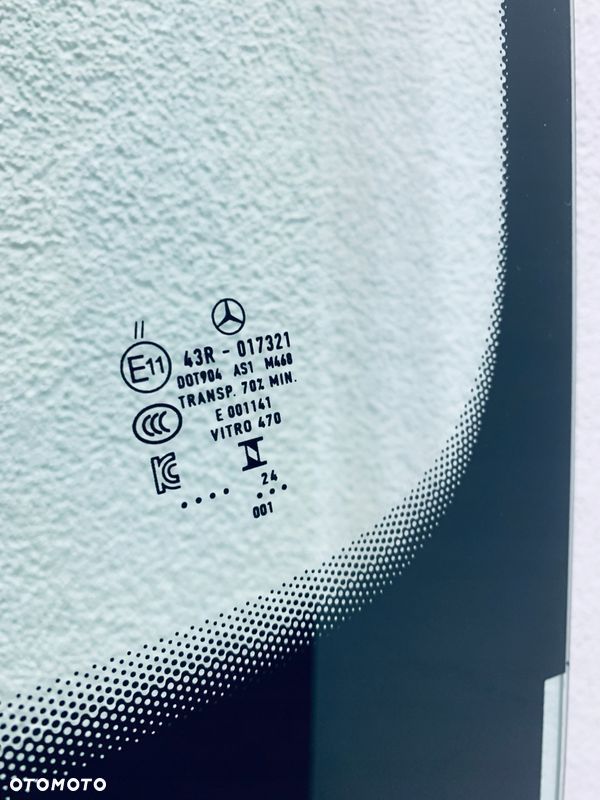 Szyba czołowa MERCEDES EQE V295 2022- KAMERA+SENSOR GRZANIE+HUD+ORYGINAŁ - 3