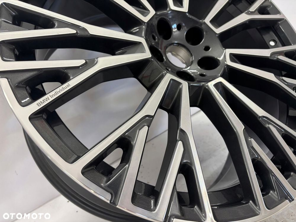 ORYGINALNE FELGI ALUFELGI KOMPLET KOŁA BMW X5 G05 X6 G06 Individual 745i - 4