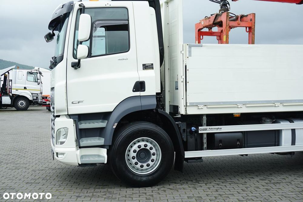 DAF CF / 480 / 6 X 2 / SKRZYNIOWY + HDS / PALFINGER PK 22 001L / OŚ SKRĘTNA / CHWYTAK - 19