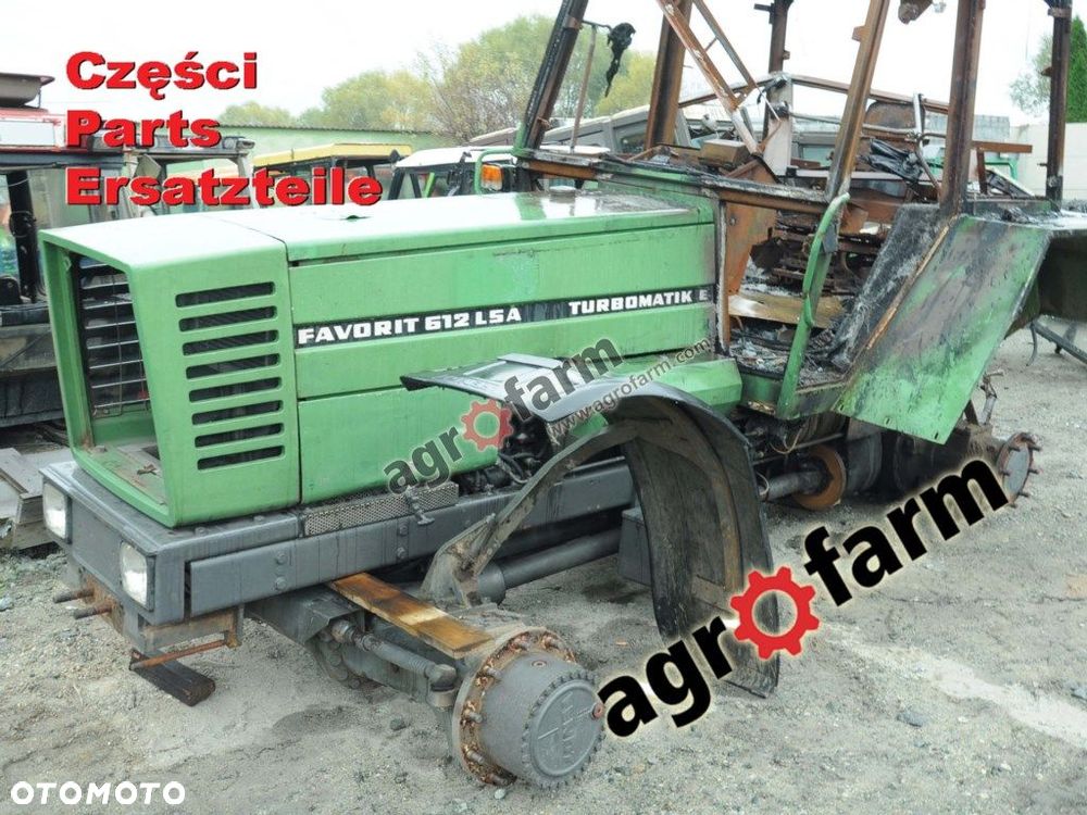 Fendt 612 LSA części, skrzynia biegów most przedni - 1