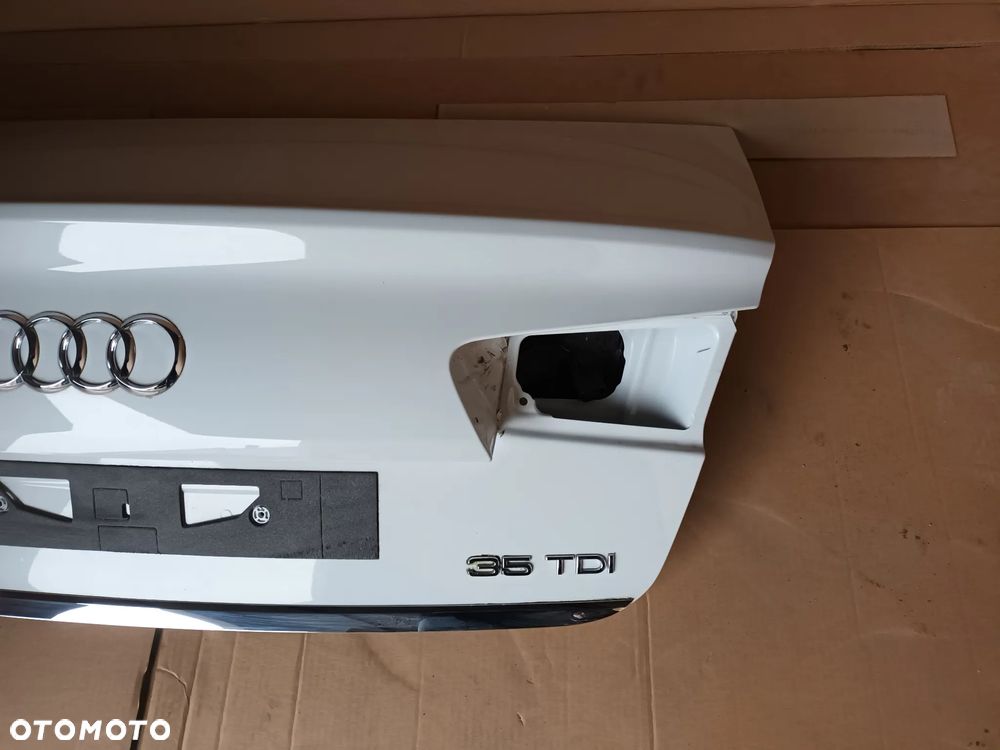 Audi sedan A6 C7 4G kompletny tył klapa lampy zderzak kolor 2Y2Y LS9R 2017 28 km drzwi - 6