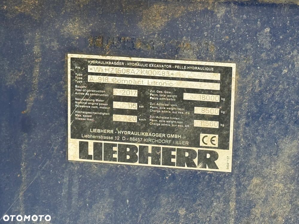Liebherr A918 COMPACT LITRONIC - 17