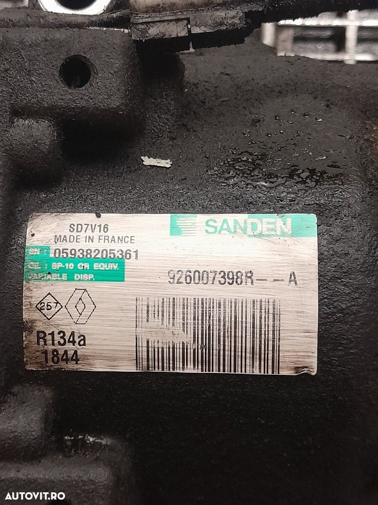 Compresor clima Dacia Duster 1.5 Dci 2010 - 2014 K9K (1084) 9260073988A - 5