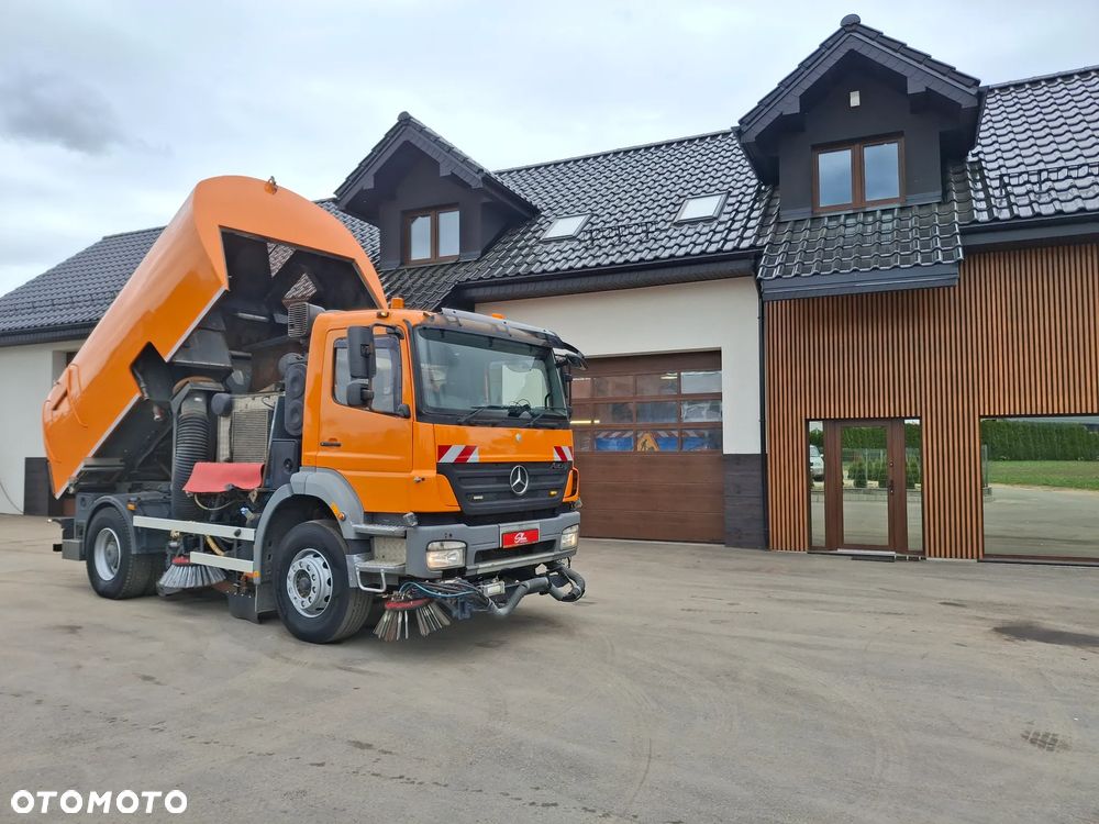 Mercedes-Benz Axor 1823 Zamiatarka Bucher Optifant 70 Szczotki Lewa Prawa Strona 2 Silniki Rura Do Liści Odchwaszczarka - 12