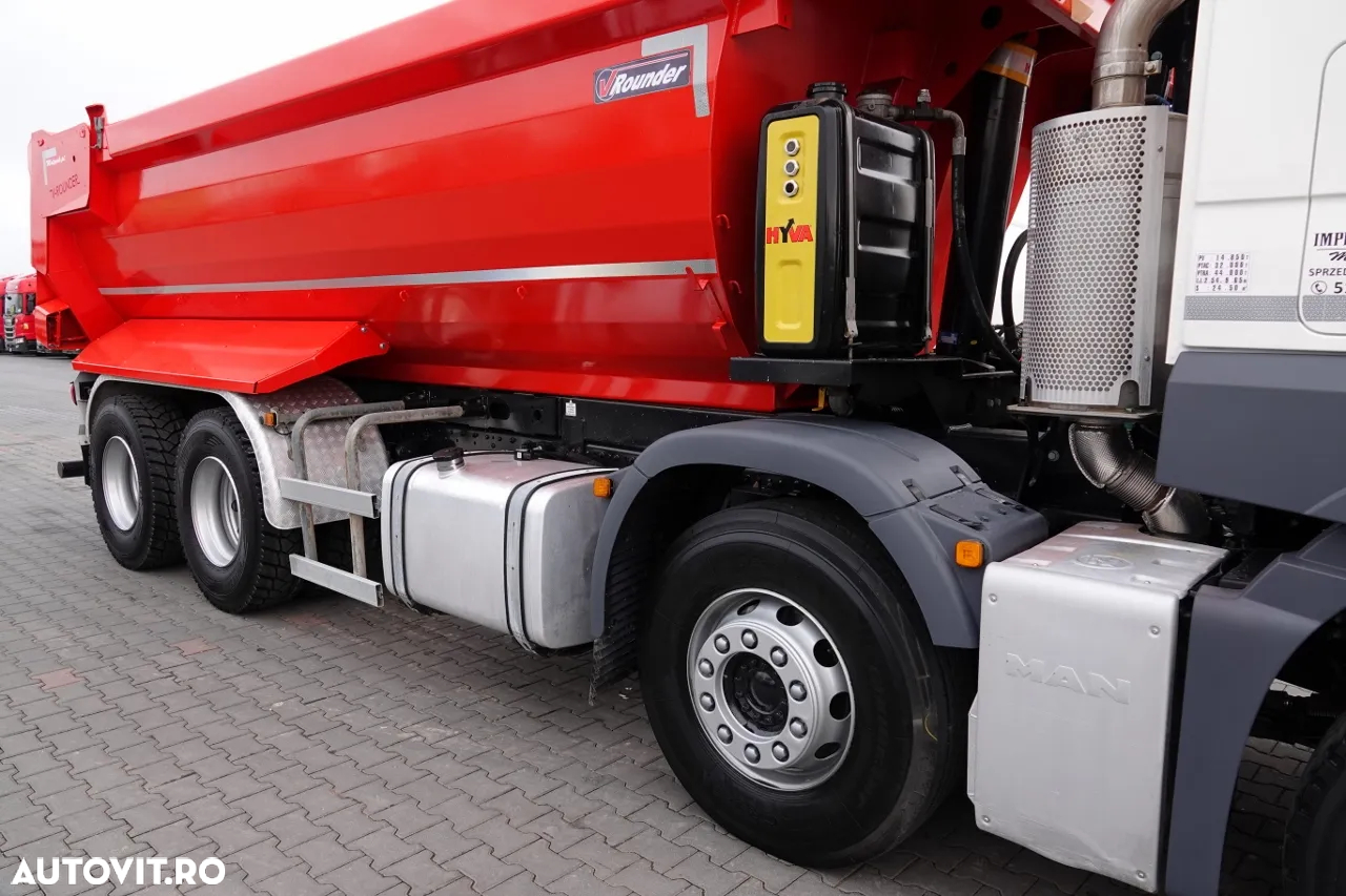 MAN TGS 35.430 / 8X4 / BASCULANĂ SPATE / HYDROCLAP / PNEURI 100% / 2022 / 109.000 PLN KM - 17