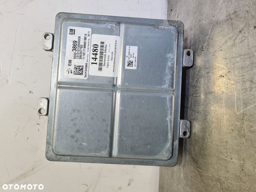 STEROWNIK SILNIKA OPEL ASTRA K 1.6 CDTI 55503869 - 2