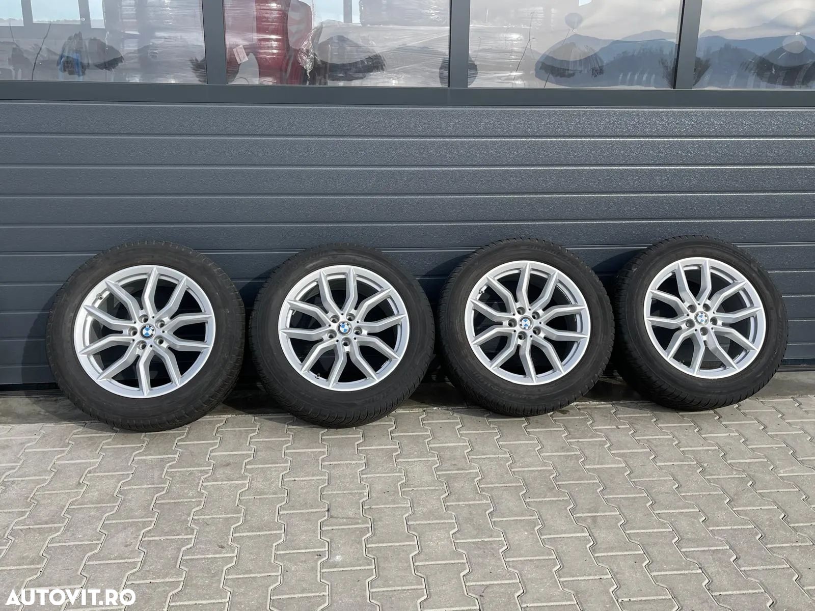 Jante Bmw X5 G05 X6 new originale 19 inch cu anvelope iarna - 1