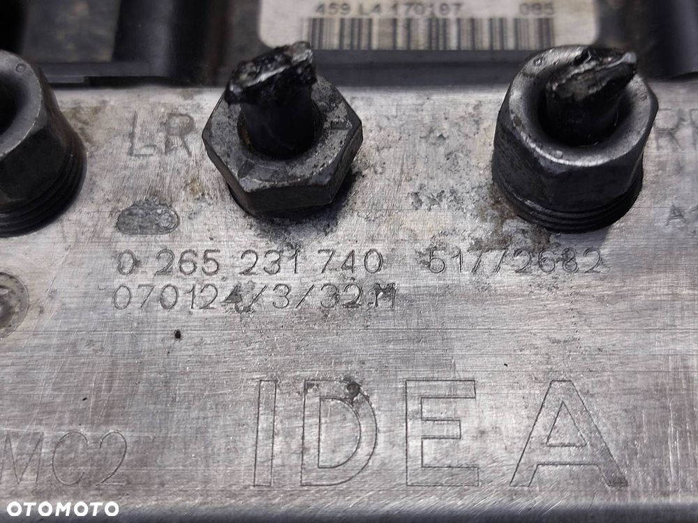 POMPA STEROWNIK ABS FIAT IDEA I LIFT 1.4 8V 51772682 0265231740 - 2