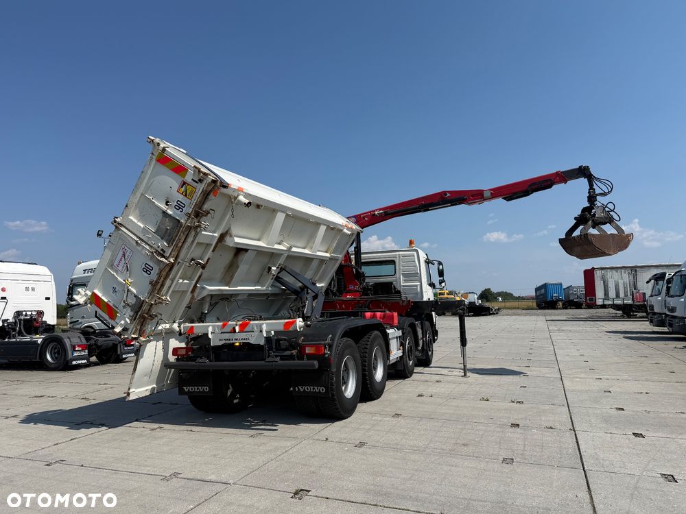 Volvo FMX 410 / WYWROTKA + HDS / 8X4 / KIPER 2 STRONY / MANUAL / EURO 5 / Z FRANCJI / STAN BDB / / / - 4