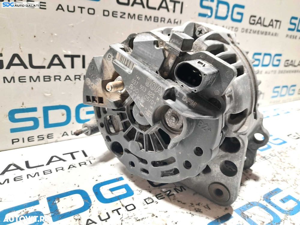 Alternator Bosch Volkswagen Transporter T4 2.0 AAC 1990 - 2003 Cod 037903025M 0124325013 [N0376] - 5