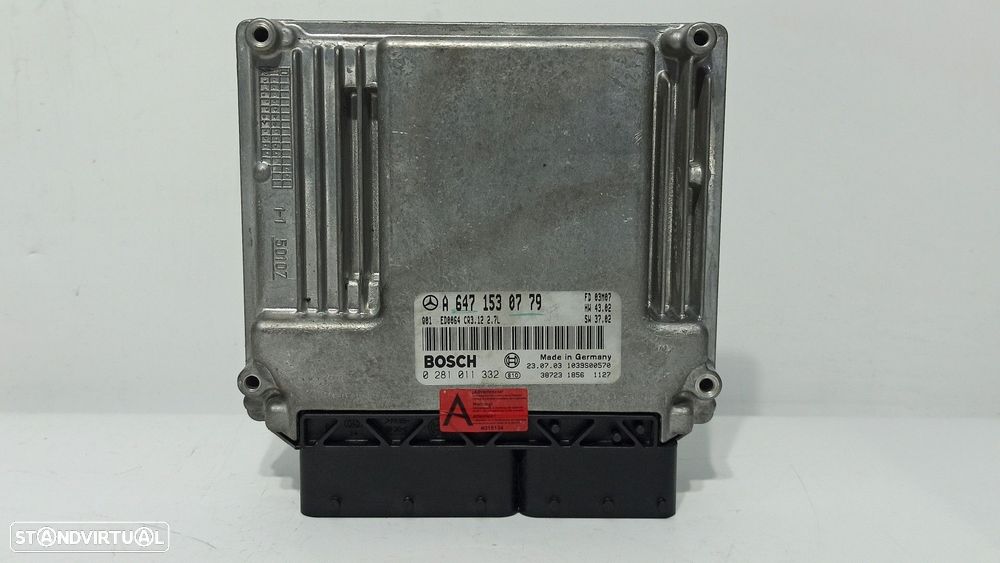 CENTRALINA DO MOTOR UCE MERCEDES CLASE E (W211) BERLINA E 270 CDI (211.016) - 1