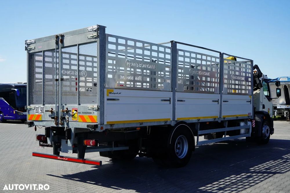 DAF LF 250 / 4X2 / LIVRARE - 7.30 + HDS HYVA HB 150XE3 / RADIOCOMANDĂ / ROTATOARE / MAX. CAPACITATE DE RIDICARE: 5200 KG / FURCĂ PENTRU PALEȚI / EURO 6 - 13