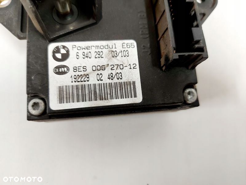 bmw 7 e65 moduł sterownik zasilania 6940292 - 4
