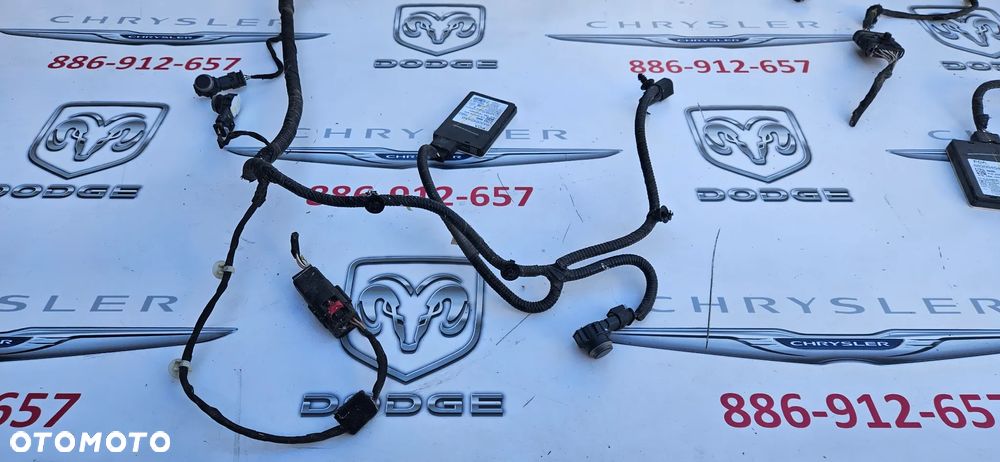 Chrysler Pacifica 2016- Instalacja zderzaka tylnego pod 6xPDC Wiązka PDC P68228597AE Czujnik parkowania PDC Czujnik PDC 5XG31GUVAA KOLOR PUV Moduł martwego pola Radar zderzaka tył  68306454AB - 2