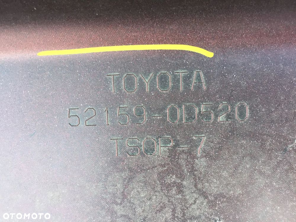 TOYOTA YARIS III LIFT 2014-2017 ZDERZAK TYLNY TYŁ - 13