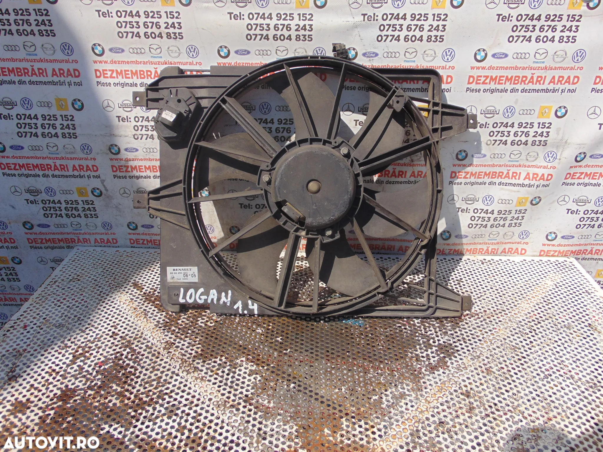 Ventilator racire Dacia Logan 1.4 an 2004-2012 cod 8200293391 - 2