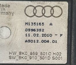 audi a4 b8 a5 8t q5 8r a6 sterownik moduł wentylatorów 8k0959501c - 3