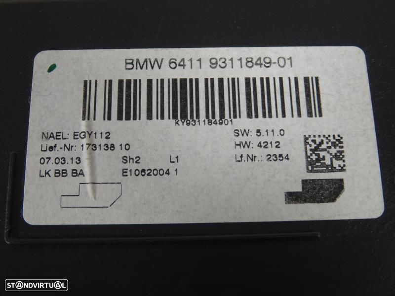 Módulo Eletrónico Bmw 3 (F30, F80)  9311849 / 9 311 849 - 2