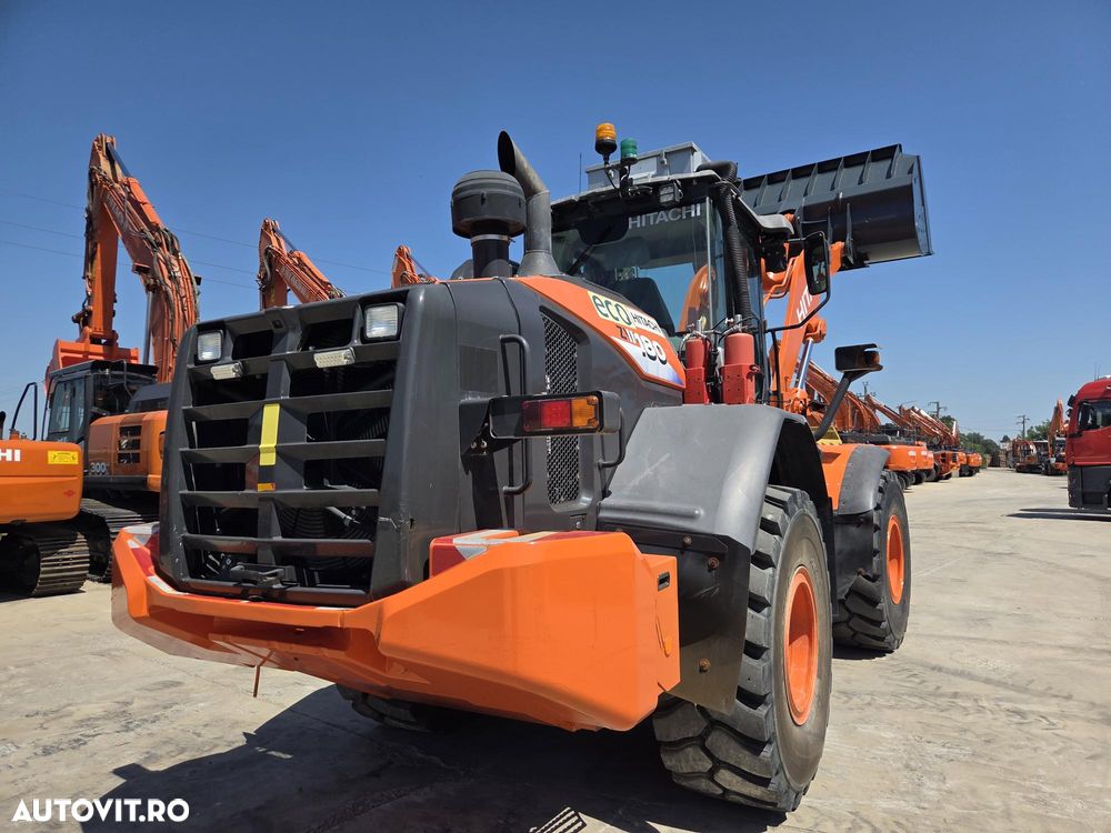Hitachi ZW180-6, 2019, 6.049h, FULL OPTION, Gresare automataz, Cupa NOUA 3mc, anvelope L5 90% bune, Cantar, Joystick, inst hidr suplimentara, Masa operationala 17t, motor 129kW, basculeaza la 4m,Camera spate,Posibilitate leasing 3 ani-PROMOTIE -96900 EUR+Tva - 4