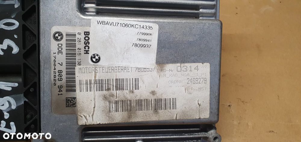 Komputer sterownik silnika BMW 3 E91 3.0D 7809941 - 5