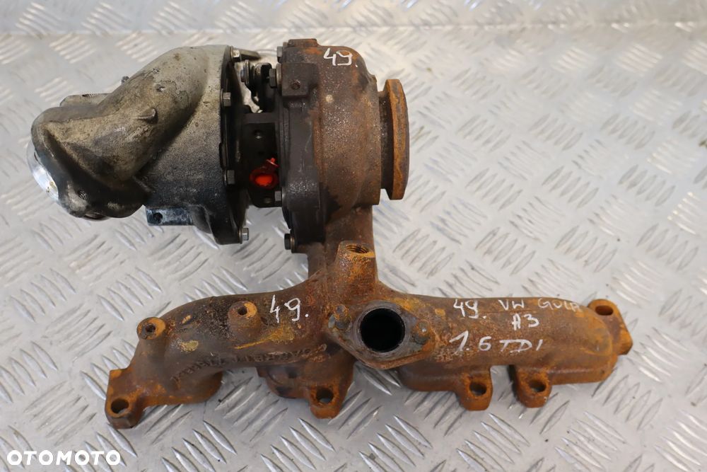 TURBOSPRĘŻARKA TURBINA TURBO VW GOLF VI CADDY SEAT LEON SKODA OCTAVIA III AUDI 1.6TDI HGR03L253016T 03L253016T V115 - 1