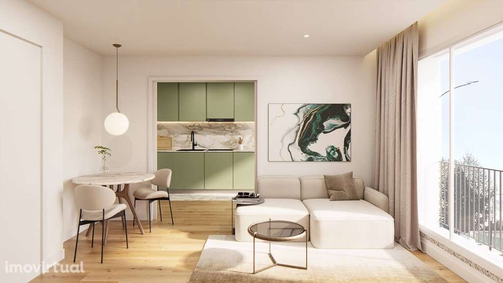 Apartamento T1 com lugar de garagem em zona da Guarda - Grande imagem: 2/6