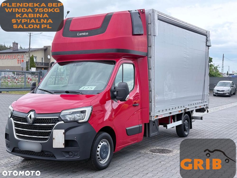 Renault Master 180 DCI Plandeka + Firana 8ep+ Winda 750KG Salon PL - 1