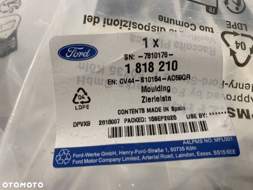 NOWA ORYGINALNA LISTWA NAKŁADKA PROGOWA PRAWA FORD KUGA MK2 CV44S10154A - 7