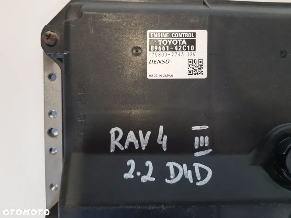 Sterownik komputer silnika Toyota Rav 4 III 2.2 d4d 8966142c10 - 3