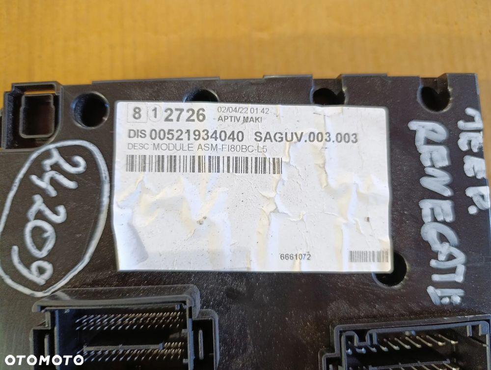 JEEP RENEGADE 4Xe SKRZYNKA BEZPIECZNIKÓW 00521934040 - 4