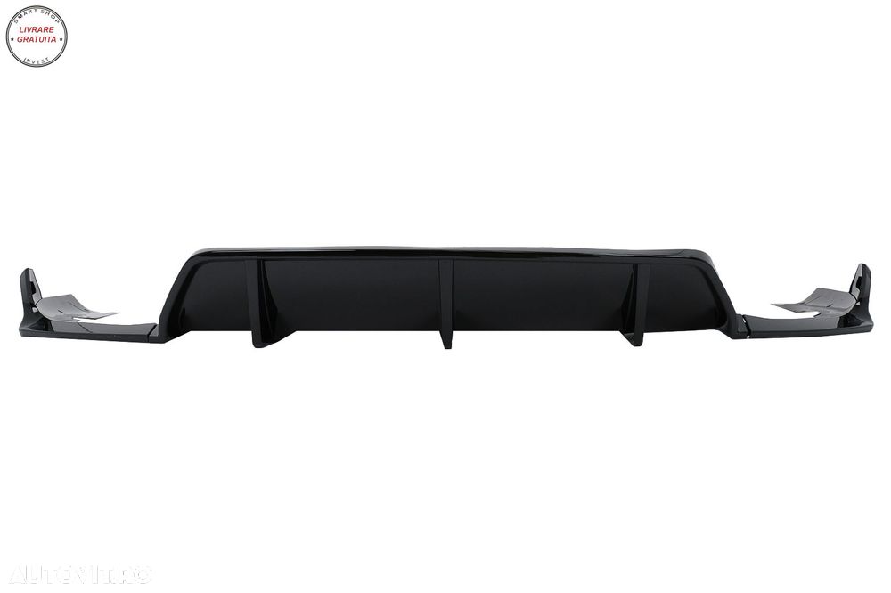 Pachet Exterior Aero BMW X6 G06 (2019-03.2023) M-Tech Black Knight Design Negru Lu- livrare gratuita - 11