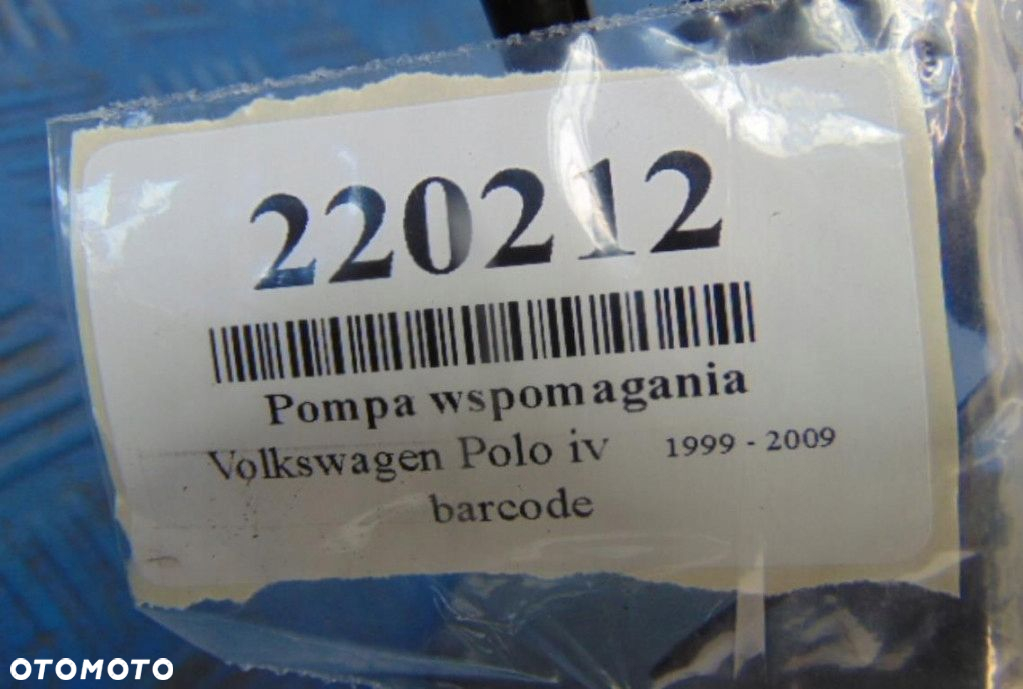 VOLKSWAGEN POLO IV POMPA WSPOMAGANIA ELEKTRYCZNA 6Q0423376 - 6