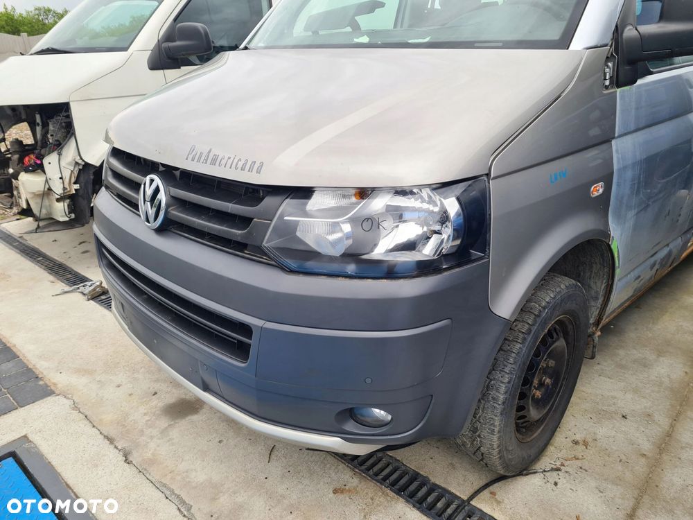 VW T5 LIFT MULTIVAN PANAMERICANA kompletny przód zderzak błotnik lampy LH1W - 2