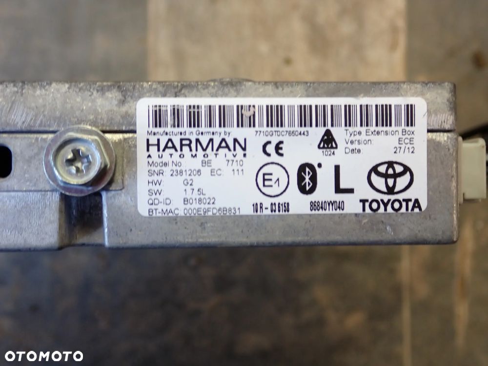 TOYOTA RAV4 AVENSIS MODUŁ NAWIGACJI 86840YY040 - 3