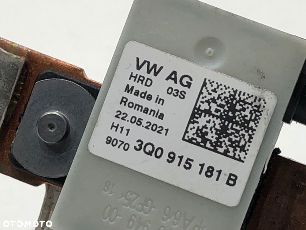 KLEMA MINUS  VW ARTEON (3H7, 3H8) 2017 - 2022 TSI R 235 kW [320 KM] benzyna 2020 - 2022 3Q0915181B - 3