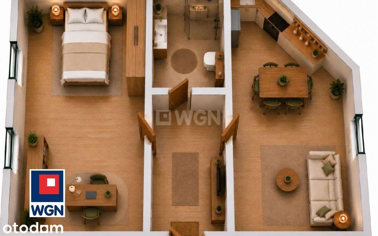 59 m2 w Centrum Siemianowic Śląskich. Ogrzewanie miejskie!