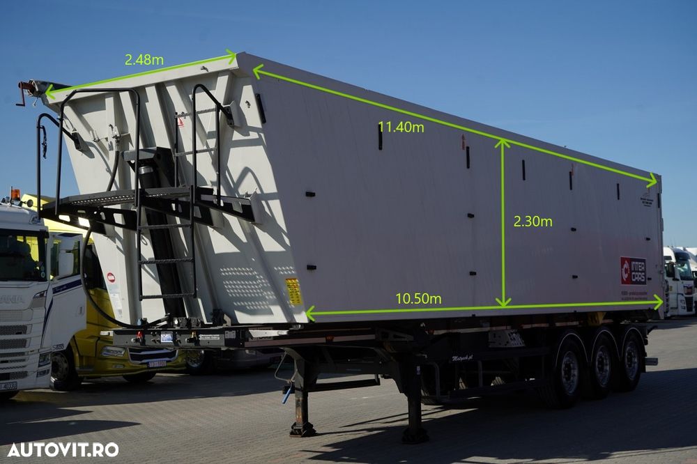 Inter Cars BASCULATOR 62 M3 / ALUMINIU / AXĂ RIDICATĂ / - 3