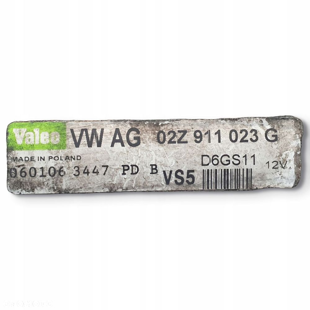 ROZRUSZNIK Skoda Octavia II 2.0 FSI BVX 02Z911023G D6GS11 valeo - 3
