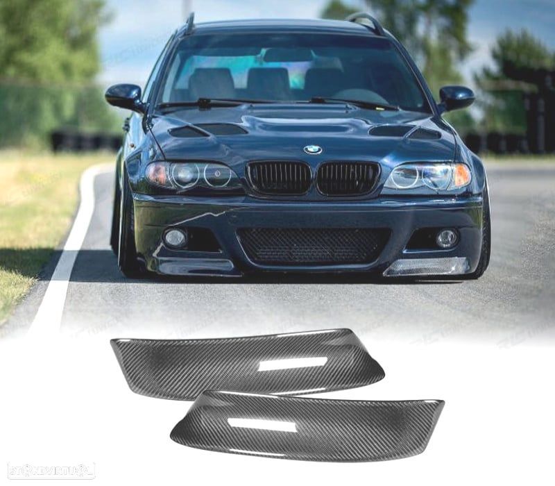 SPLITTER FRONTAL DE CARBONO BMW M3 E46 - 1