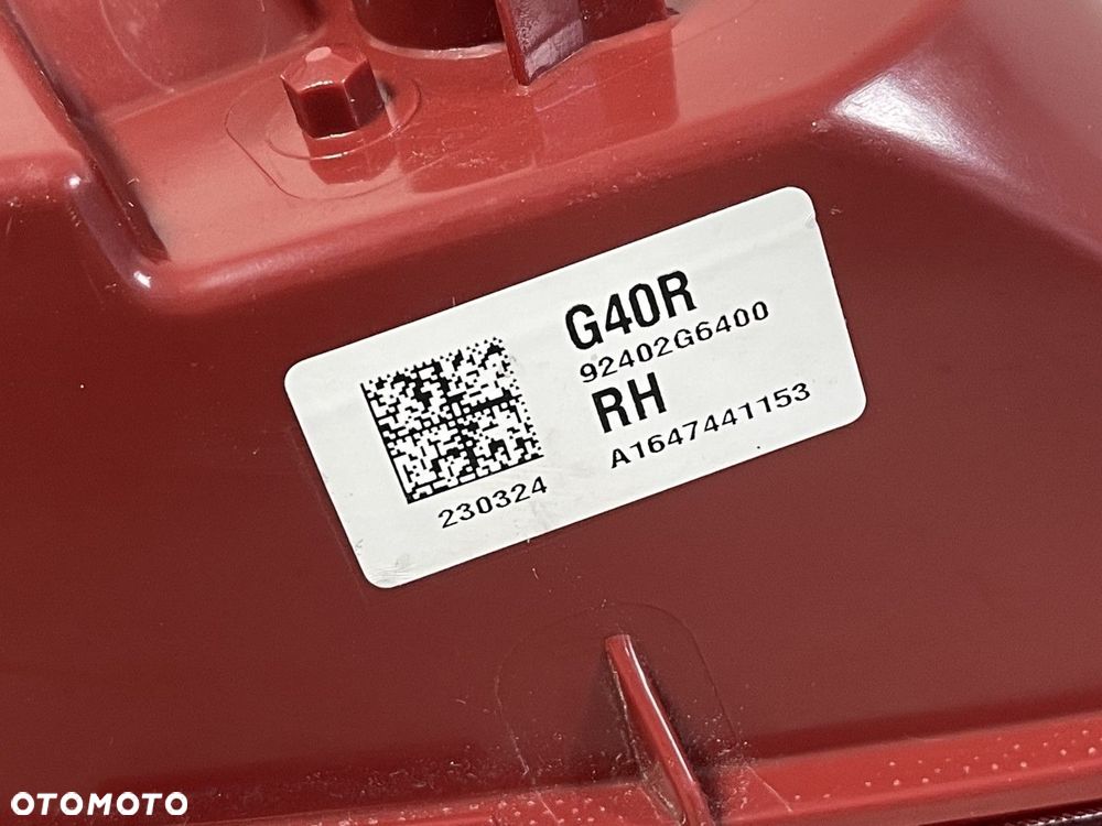 ORYGINALNA LAMPA  TYLNA PRAWA KIA KIA PICANTO III 3 GT LIFT 20-23 92402-G6400 - 13