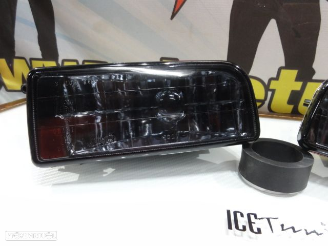 Farois de nevoeiro com luz branca 5000k para BMW E36 1992-1998 PACK M, M3 fundo smoke - 3